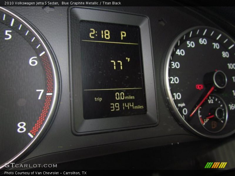 Blue Graphite Metallic / Titan Black 2010 Volkswagen Jetta S Sedan