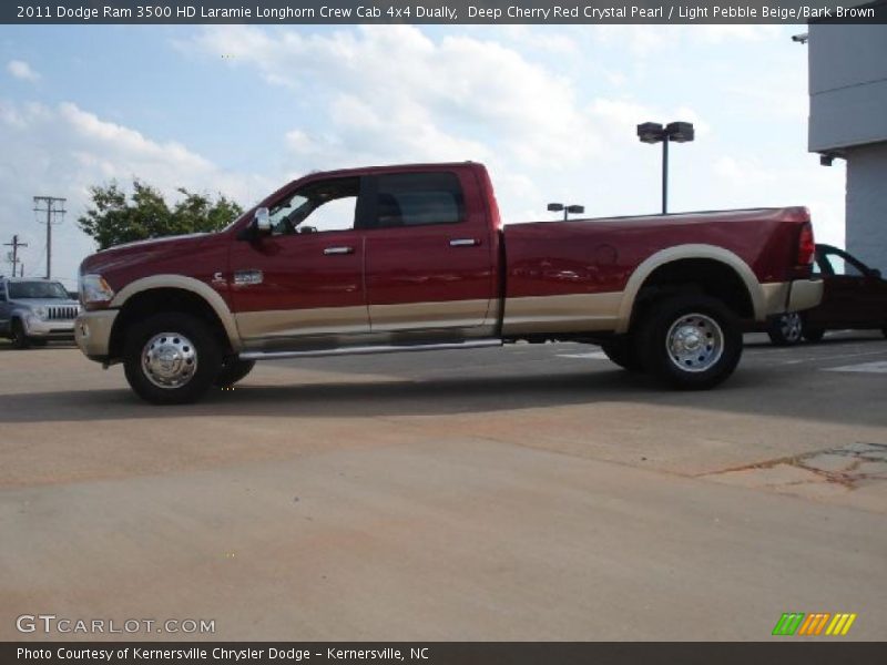  2011 Ram 3500 HD Laramie Longhorn Crew Cab 4x4 Dually Deep Cherry Red Crystal Pearl