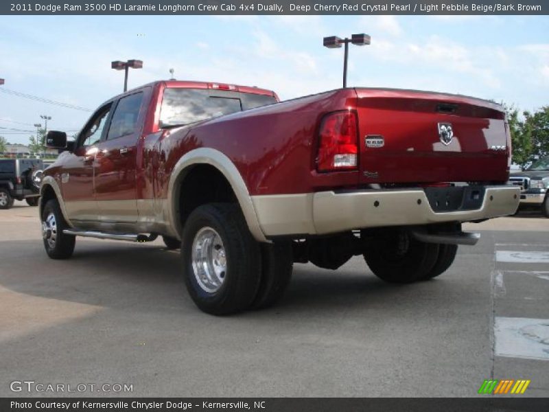  2011 Ram 3500 HD Laramie Longhorn Crew Cab 4x4 Dually Deep Cherry Red Crystal Pearl