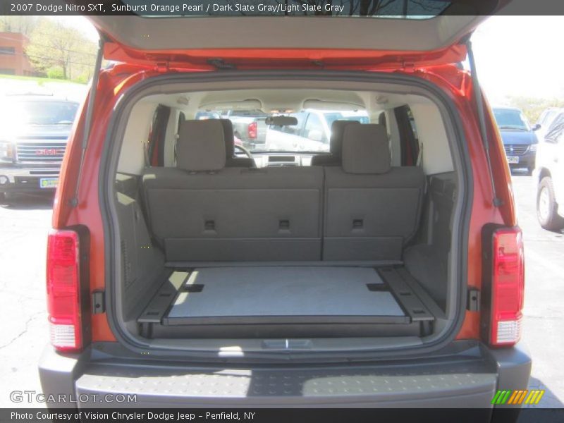 Sunburst Orange Pearl / Dark Slate Gray/Light Slate Gray 2007 Dodge Nitro SXT