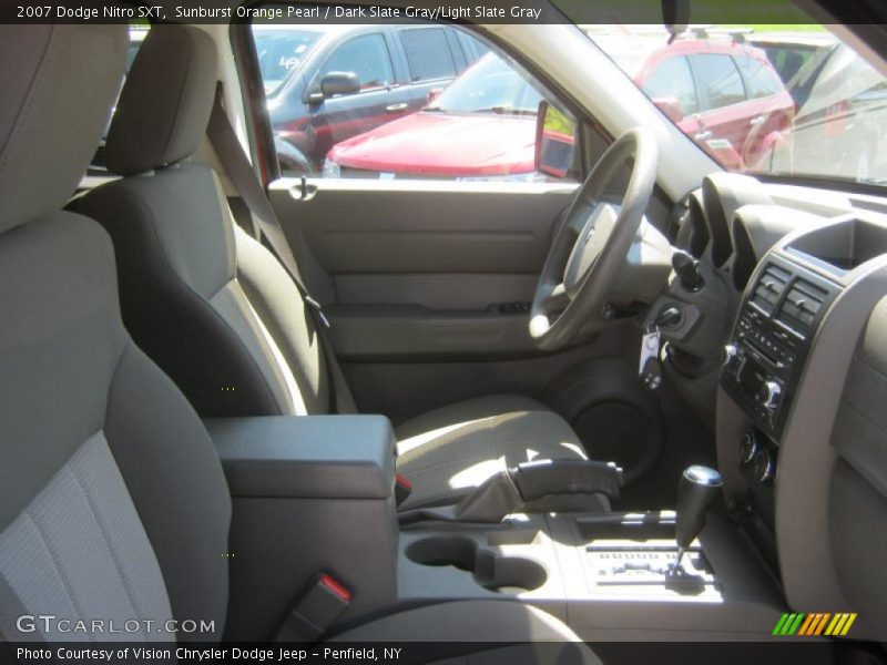 Sunburst Orange Pearl / Dark Slate Gray/Light Slate Gray 2007 Dodge Nitro SXT