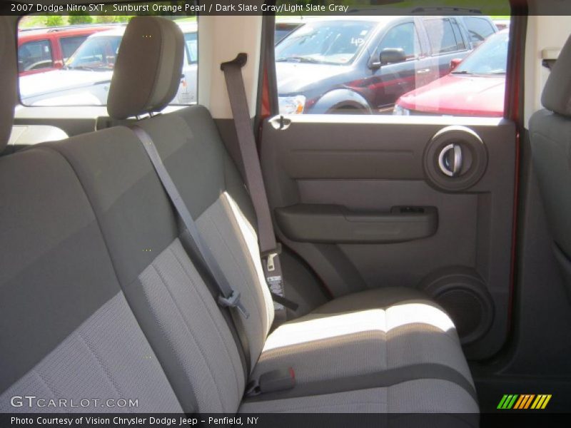 Sunburst Orange Pearl / Dark Slate Gray/Light Slate Gray 2007 Dodge Nitro SXT