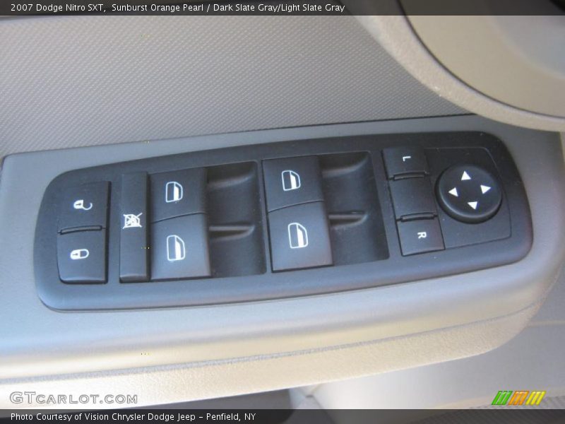 Sunburst Orange Pearl / Dark Slate Gray/Light Slate Gray 2007 Dodge Nitro SXT