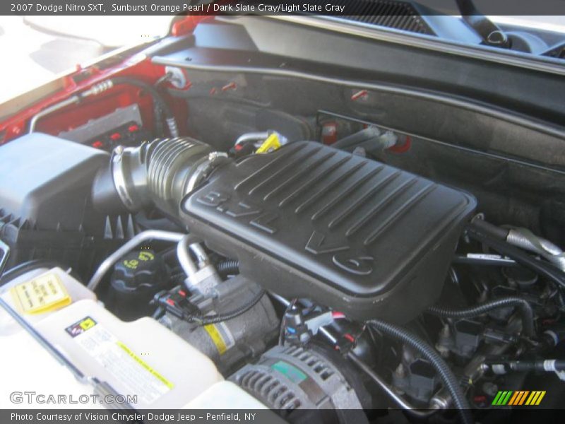 Sunburst Orange Pearl / Dark Slate Gray/Light Slate Gray 2007 Dodge Nitro SXT