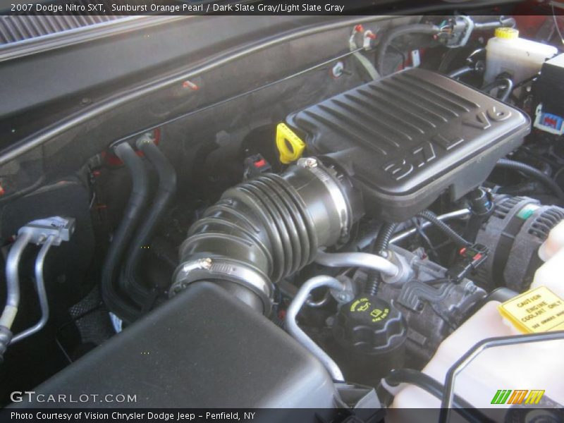 Sunburst Orange Pearl / Dark Slate Gray/Light Slate Gray 2007 Dodge Nitro SXT