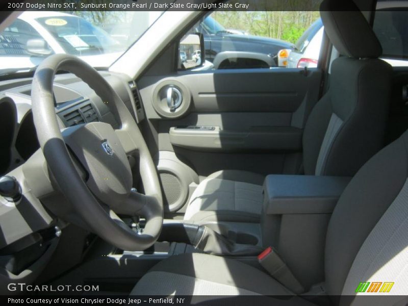 Sunburst Orange Pearl / Dark Slate Gray/Light Slate Gray 2007 Dodge Nitro SXT