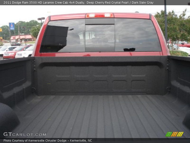 Deep Cherry Red Crystal Pearl / Dark Slate Gray 2011 Dodge Ram 3500 HD Laramie Crew Cab 4x4 Dually