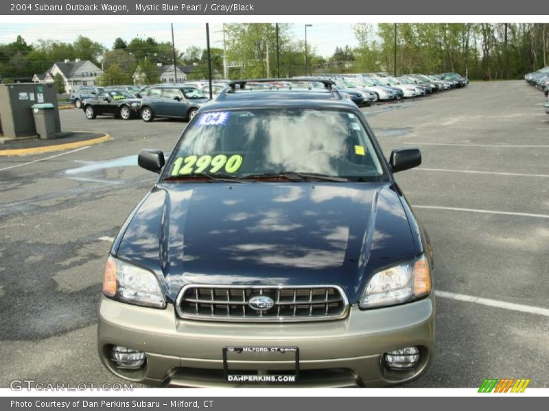 Mystic Blue Pearl / Gray/Black 2004 Subaru Outback Wagon