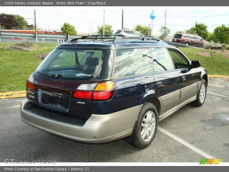 Mystic Blue Pearl / Gray/Black 2004 Subaru Outback Wagon