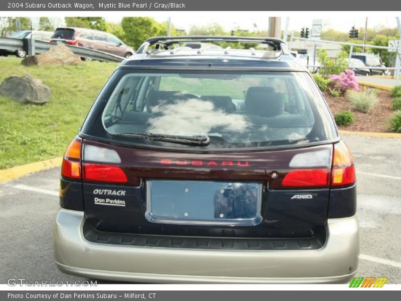 Mystic Blue Pearl / Gray/Black 2004 Subaru Outback Wagon