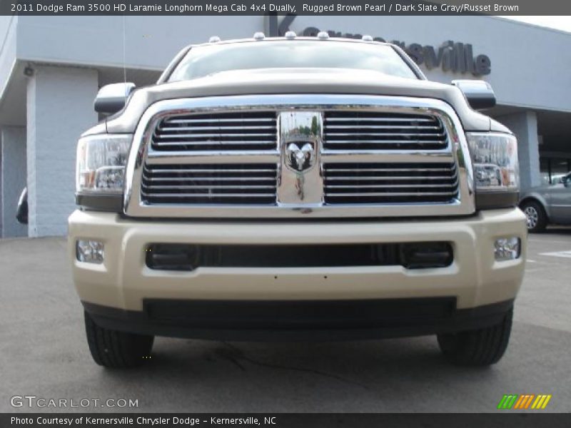 Rugged Brown Pearl / Dark Slate Gray/Russet Brown 2011 Dodge Ram 3500 HD Laramie Longhorn Mega Cab 4x4 Dually