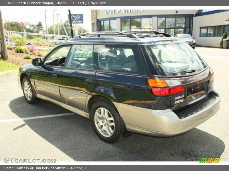 Mystic Blue Pearl / Gray/Black 2004 Subaru Outback Wagon