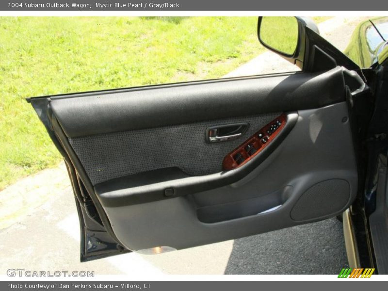 Mystic Blue Pearl / Gray/Black 2004 Subaru Outback Wagon
