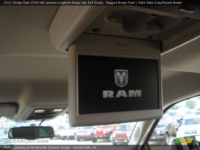 Rugged Brown Pearl / Dark Slate Gray/Russet Brown 2011 Dodge Ram 3500 HD Laramie Longhorn Mega Cab 4x4 Dually