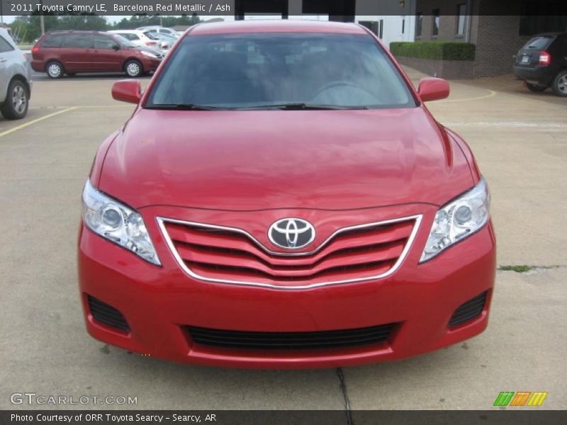 Barcelona Red Metallic / Ash 2011 Toyota Camry LE
