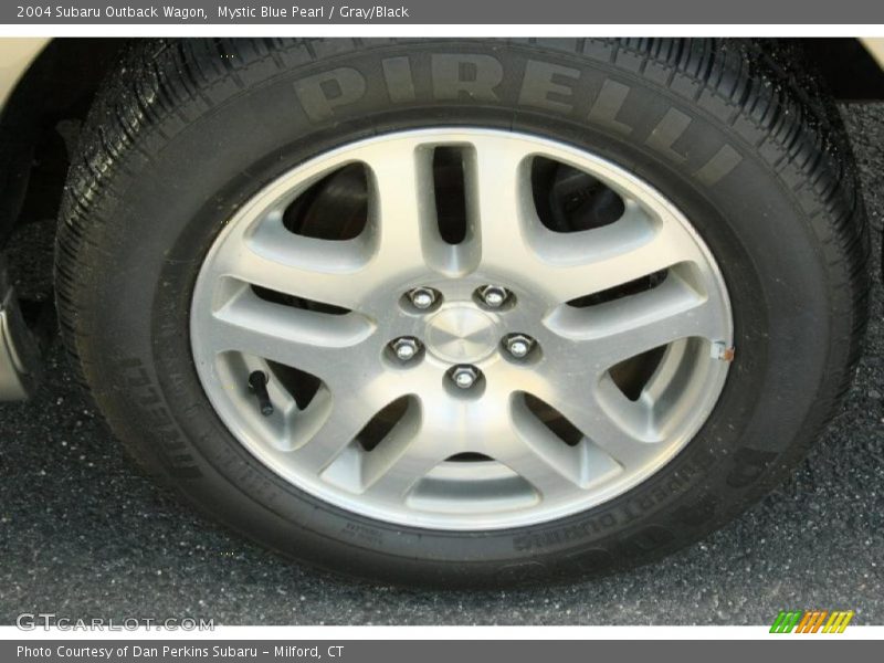 Mystic Blue Pearl / Gray/Black 2004 Subaru Outback Wagon