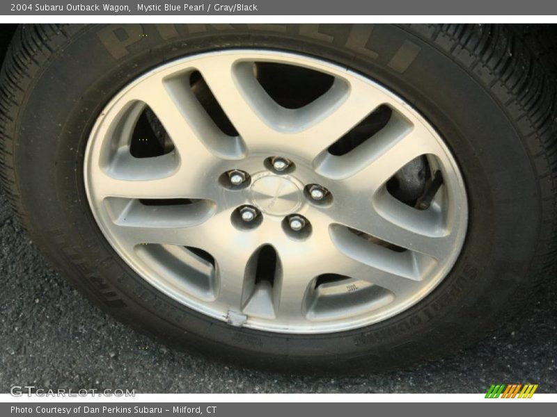 Mystic Blue Pearl / Gray/Black 2004 Subaru Outback Wagon