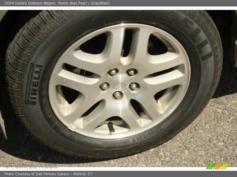 Mystic Blue Pearl / Gray/Black 2004 Subaru Outback Wagon