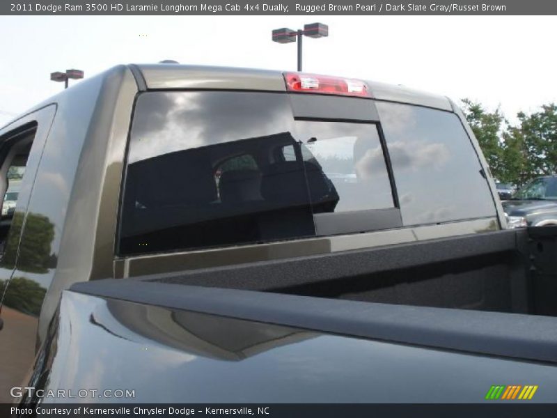 Rugged Brown Pearl / Dark Slate Gray/Russet Brown 2011 Dodge Ram 3500 HD Laramie Longhorn Mega Cab 4x4 Dually