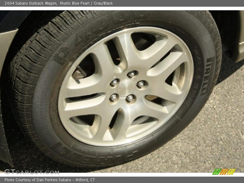 Mystic Blue Pearl / Gray/Black 2004 Subaru Outback Wagon