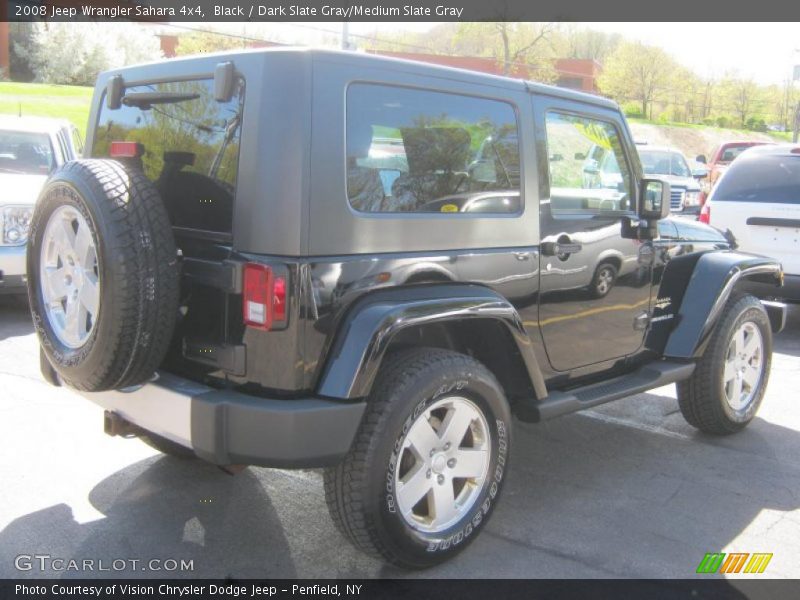 Black / Dark Slate Gray/Medium Slate Gray 2008 Jeep Wrangler Sahara 4x4