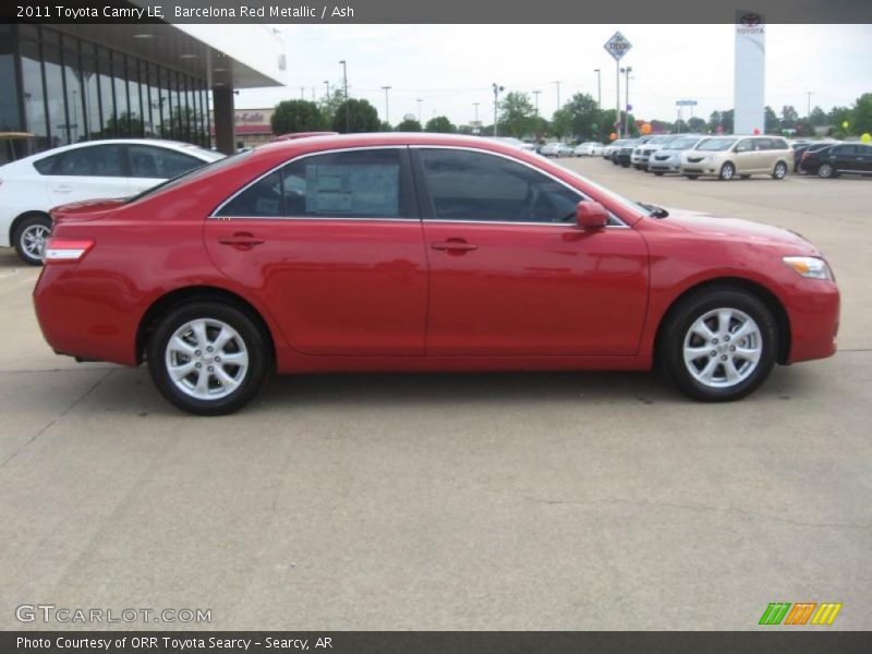 Barcelona Red Metallic / Ash 2011 Toyota Camry LE