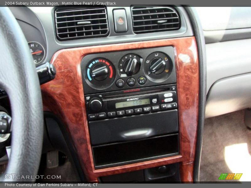 Mystic Blue Pearl / Gray/Black 2004 Subaru Outback Wagon