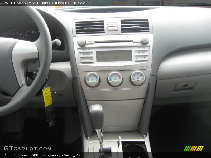Barcelona Red Metallic / Ash 2011 Toyota Camry LE