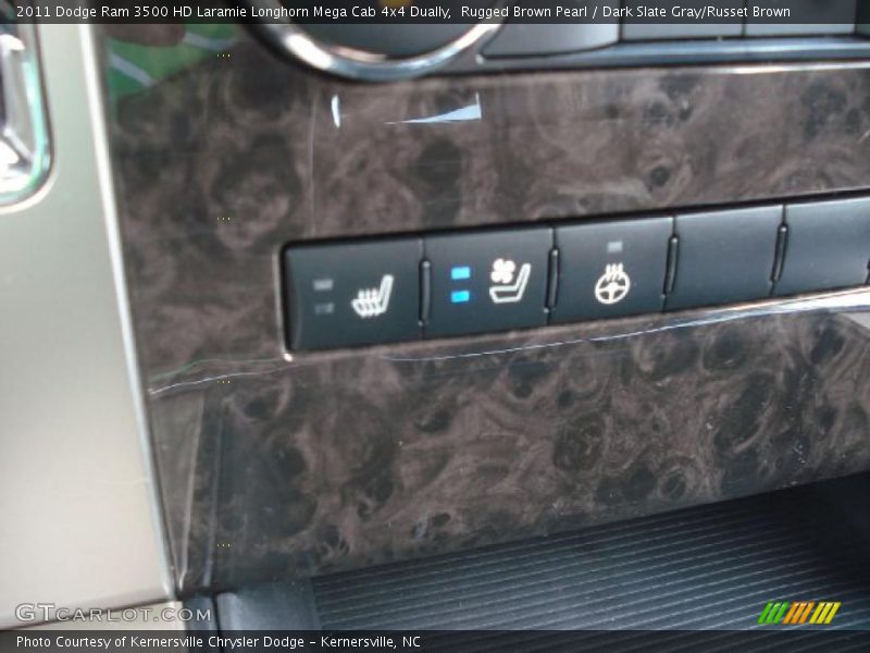 Rugged Brown Pearl / Dark Slate Gray/Russet Brown 2011 Dodge Ram 3500 HD Laramie Longhorn Mega Cab 4x4 Dually