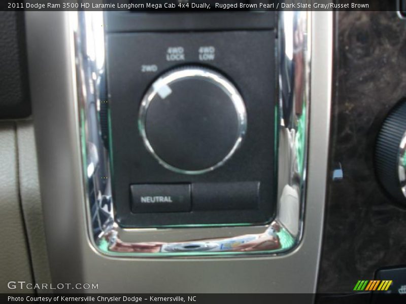 Rugged Brown Pearl / Dark Slate Gray/Russet Brown 2011 Dodge Ram 3500 HD Laramie Longhorn Mega Cab 4x4 Dually