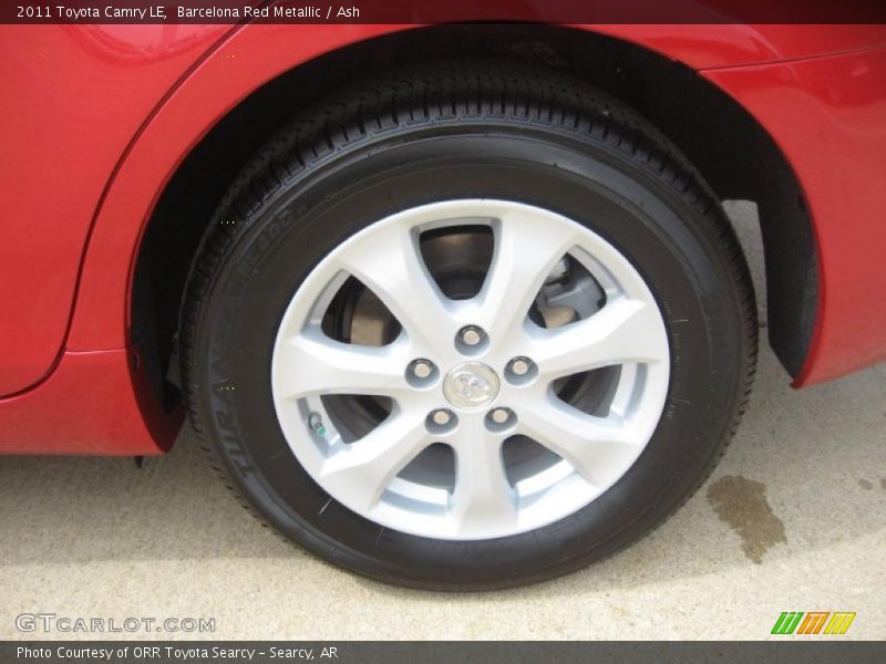 Barcelona Red Metallic / Ash 2011 Toyota Camry LE