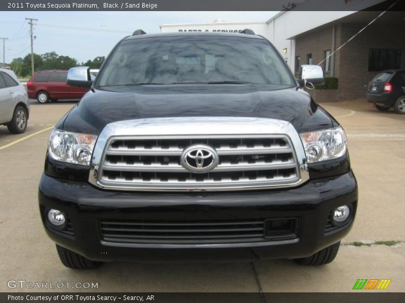 Black / Sand Beige 2011 Toyota Sequoia Platinum