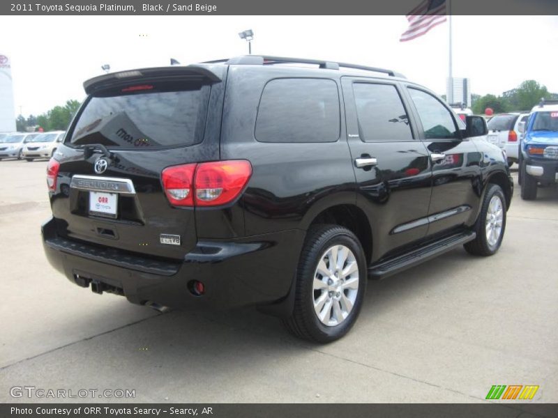 Black / Sand Beige 2011 Toyota Sequoia Platinum