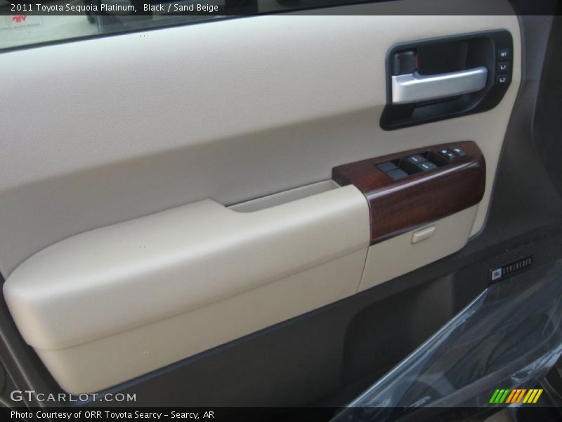 Black / Sand Beige 2011 Toyota Sequoia Platinum