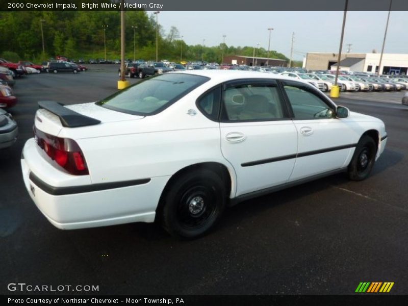 Bright White / Medium Gray 2000 Chevrolet Impala
