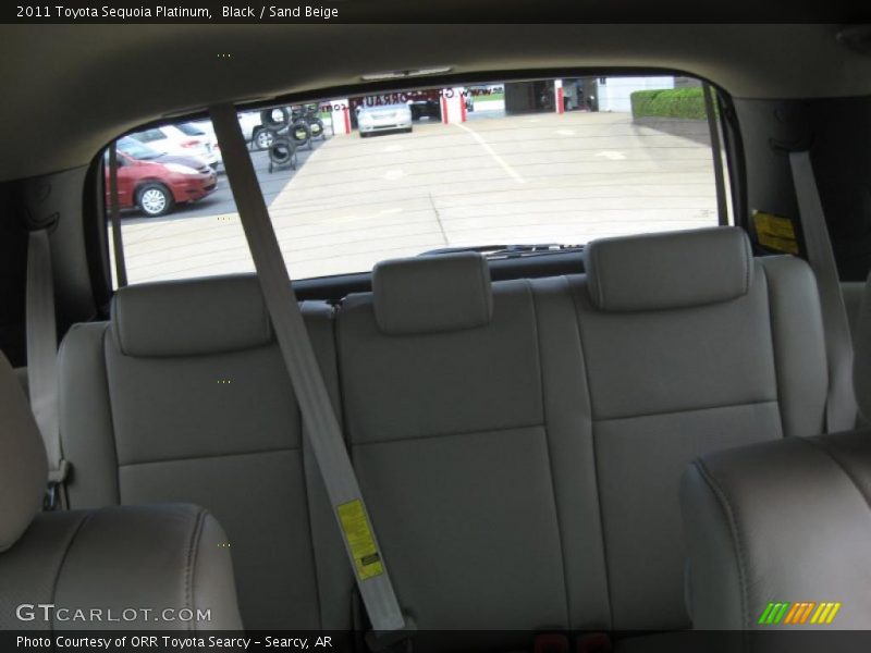 Black / Sand Beige 2011 Toyota Sequoia Platinum