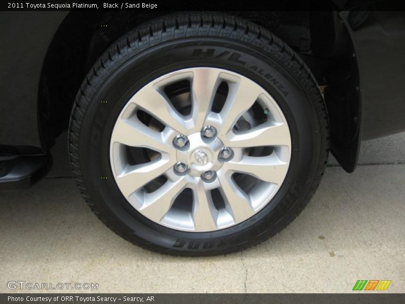 Black / Sand Beige 2011 Toyota Sequoia Platinum