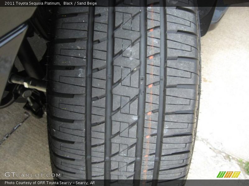 Black / Sand Beige 2011 Toyota Sequoia Platinum