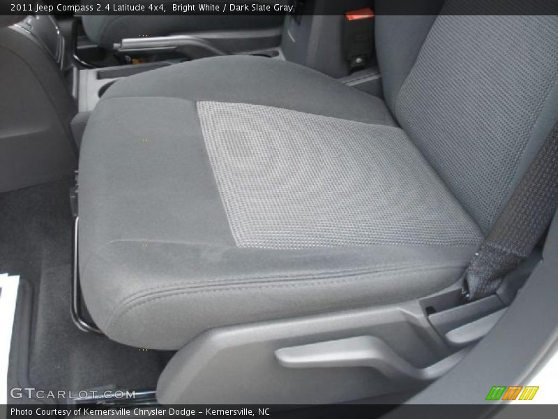 Bright White / Dark Slate Gray 2011 Jeep Compass 2.4 Latitude 4x4