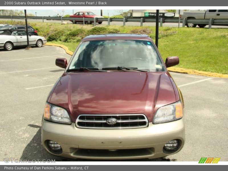 Winestone Pearl / Black 2000 Subaru Outback Limited Sedan