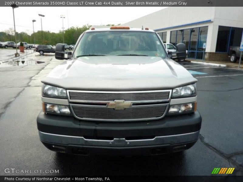 Silver Birch Metallic / Medium Gray 2007 Chevrolet Silverado 3500HD Classic LT Crew Cab 4x4 Dually