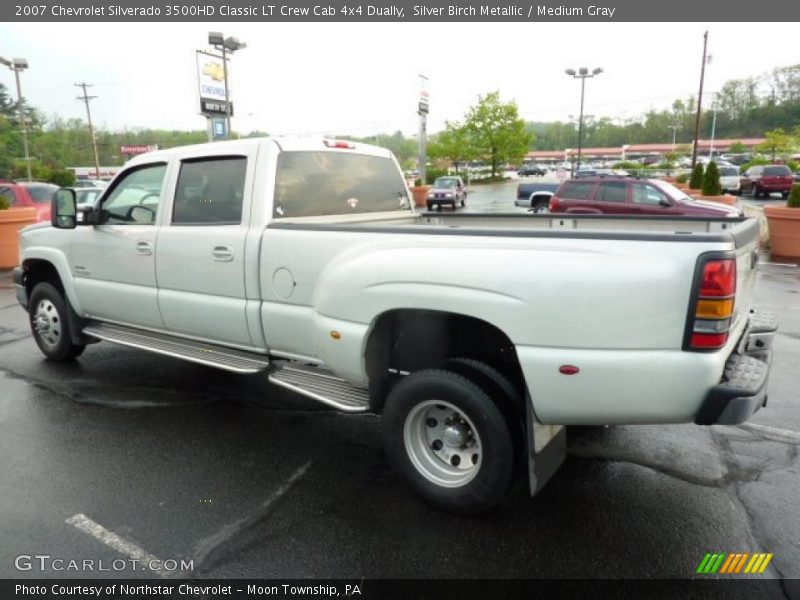 Silver Birch Metallic / Medium Gray 2007 Chevrolet Silverado 3500HD Classic LT Crew Cab 4x4 Dually
