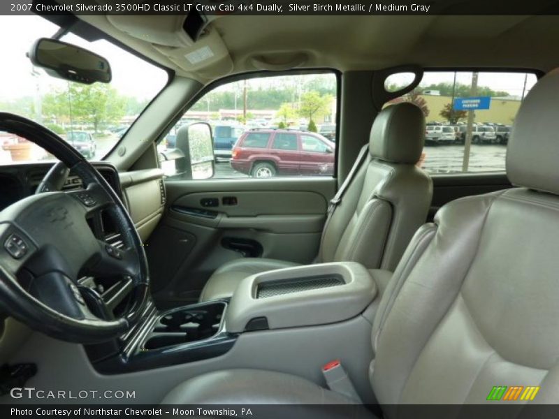Silver Birch Metallic / Medium Gray 2007 Chevrolet Silverado 3500HD Classic LT Crew Cab 4x4 Dually