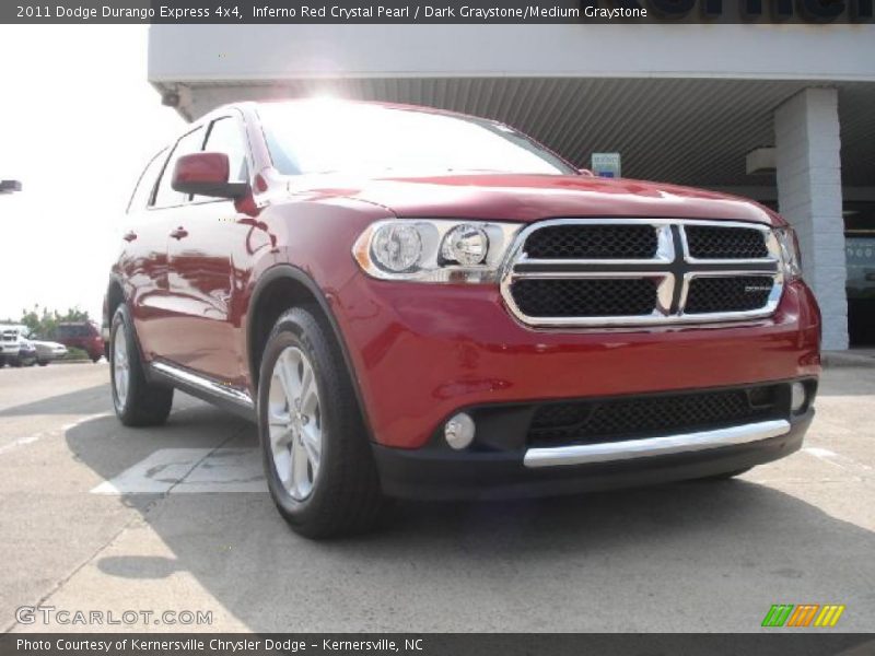 Inferno Red Crystal Pearl / Dark Graystone/Medium Graystone 2011 Dodge Durango Express 4x4