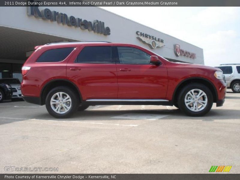 Inferno Red Crystal Pearl / Dark Graystone/Medium Graystone 2011 Dodge Durango Express 4x4