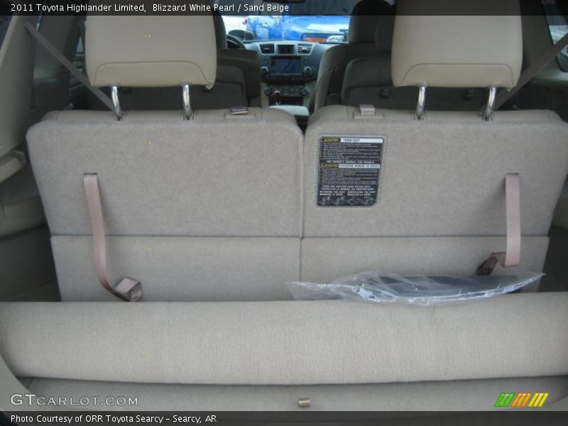 Blizzard White Pearl / Sand Beige 2011 Toyota Highlander Limited