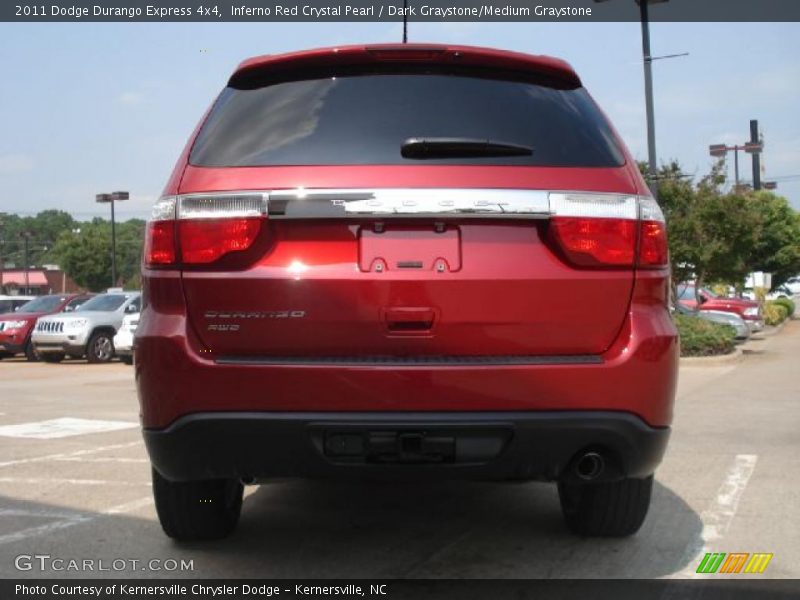 Inferno Red Crystal Pearl / Dark Graystone/Medium Graystone 2011 Dodge Durango Express 4x4