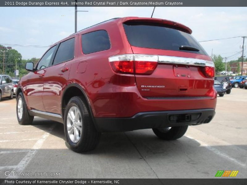 Inferno Red Crystal Pearl / Dark Graystone/Medium Graystone 2011 Dodge Durango Express 4x4