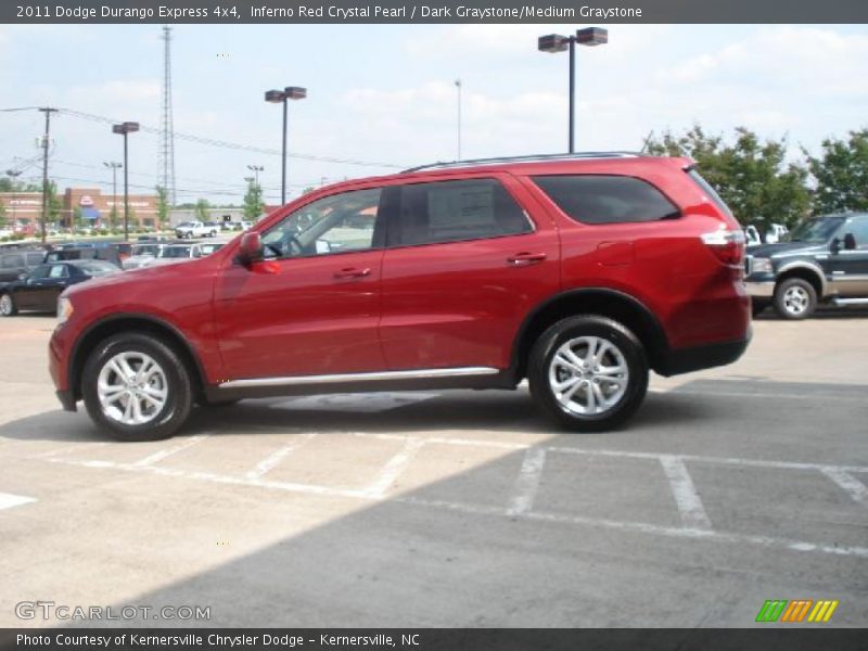 Inferno Red Crystal Pearl / Dark Graystone/Medium Graystone 2011 Dodge Durango Express 4x4