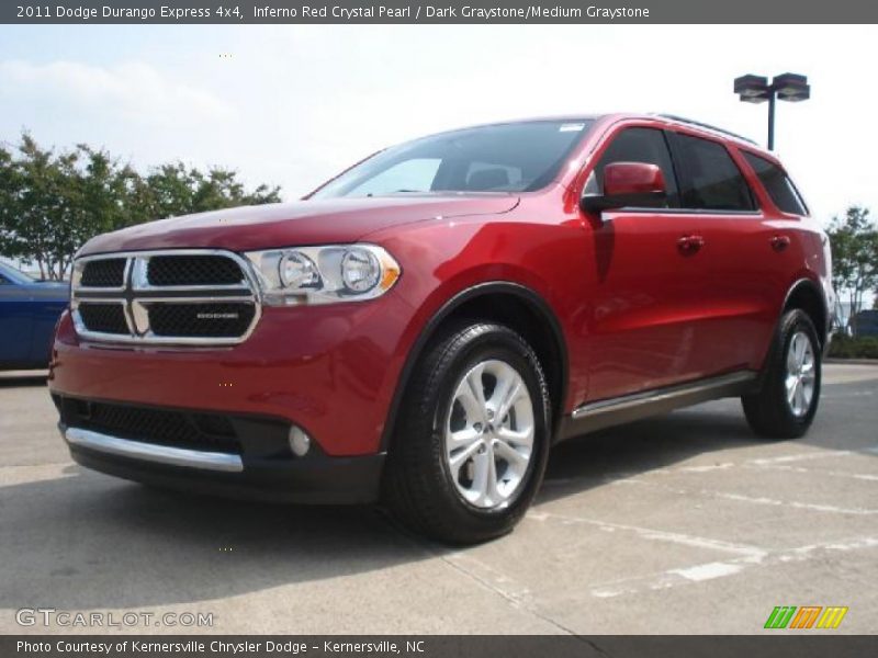 Inferno Red Crystal Pearl / Dark Graystone/Medium Graystone 2011 Dodge Durango Express 4x4